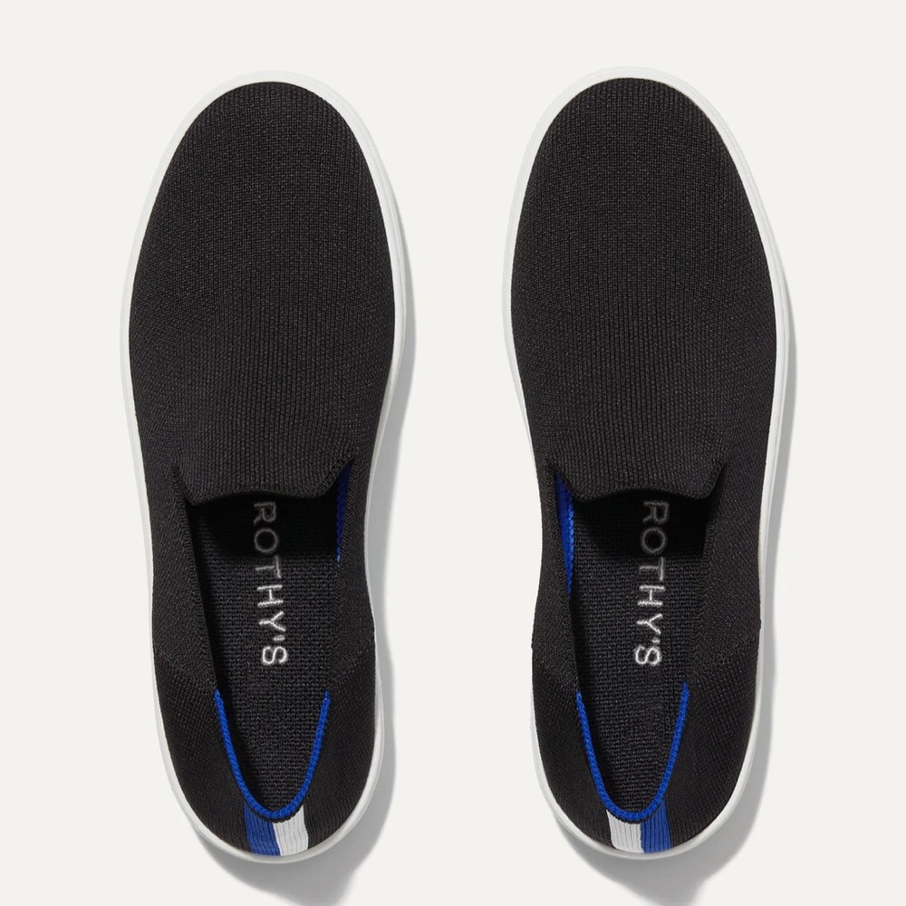 Rothy’s The Original Slip On Sneaker Black Size 9 Women’s
